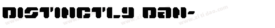 Distinctly Dan字体转换